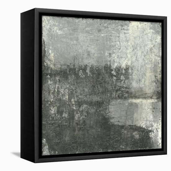 Gray Abstract III-Elena Ray-Framed Stretched Canvas