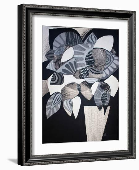 Gray Areas 1-Gabriela Avila-Framed Art Print