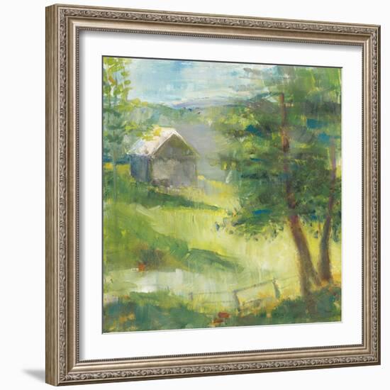 Gray Barn-Sue Schlabach-Framed Art Print