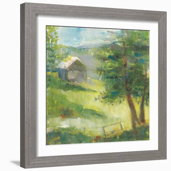 Gray Barn-Sue Schlabach-Framed Art Print