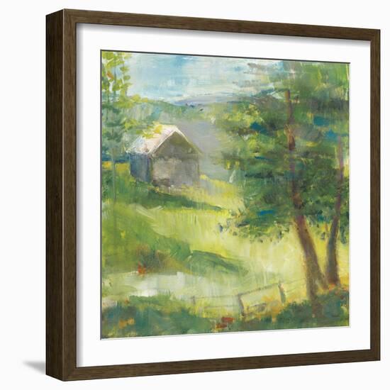 Gray Barn-Sue Schlabach-Framed Art Print