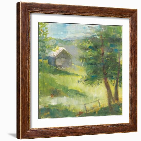 Gray Barn-Sue Schlabach-Framed Art Print