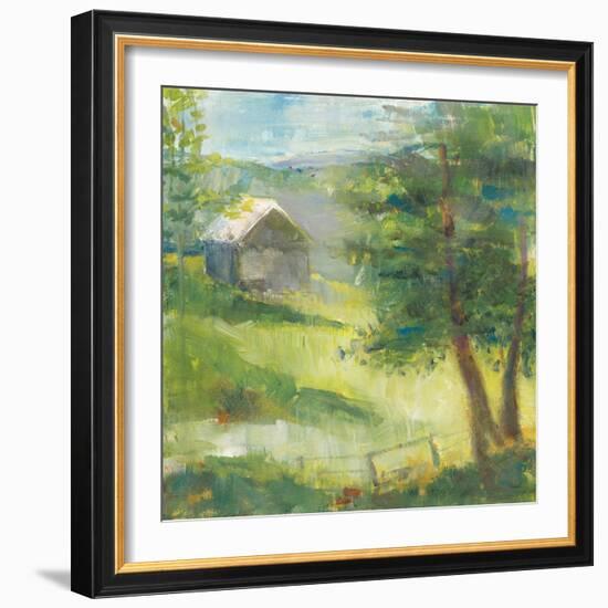 Gray Barn-Sue Schlabach-Framed Art Print