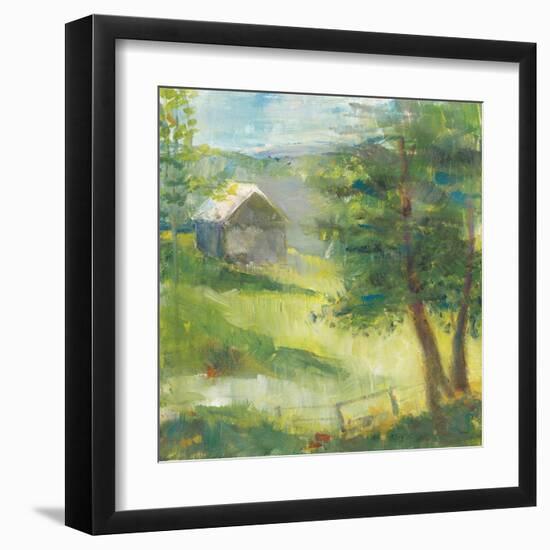 Gray Barn-Sue Schlabach-Framed Art Print