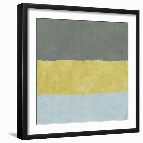 Gray Blocks of Color II-SD Graphics Studio-Framed Art Print