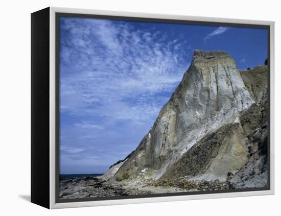 Gray Cliff, Gay Head Beach, Marthas Vineyard-Gary D^ Ercole-Framed Premier Image Canvas