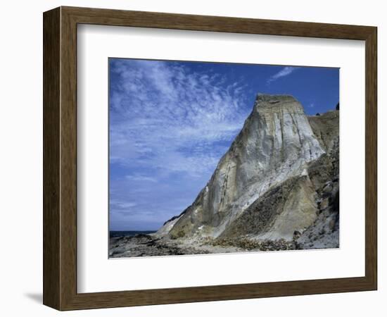 Gray Cliff, Gay Head Beach, Marthas Vineyard-Gary D^ Ercole-Framed Photographic Print