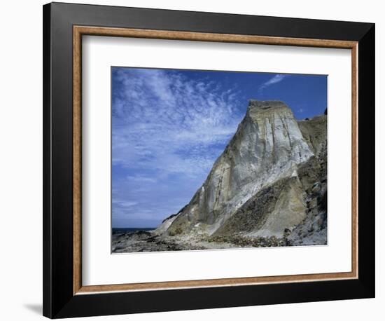 Gray Cliff, Gay Head Beach, Marthas Vineyard-Gary D^ Ercole-Framed Photographic Print