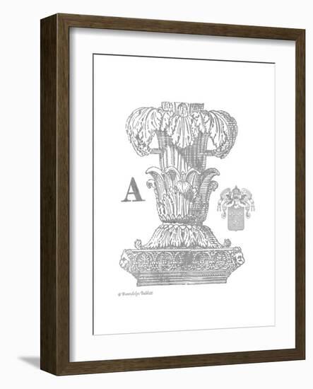 Gray Column A-Gwendolyn Babbitt-Framed Art Print