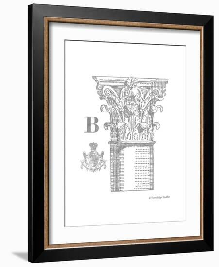 Gray Column B-Gwendolyn Babbitt-Framed Art Print