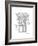 Gray Column C-Gwendolyn Babbitt-Framed Art Print