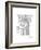 Gray Column C-Gwendolyn Babbitt-Framed Art Print