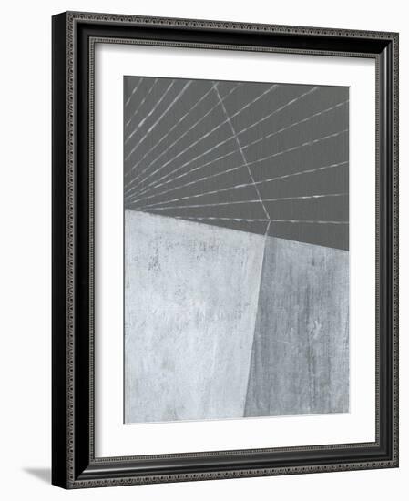 Gray Matter Lines I-Jodi Fuchs-Framed Art Print