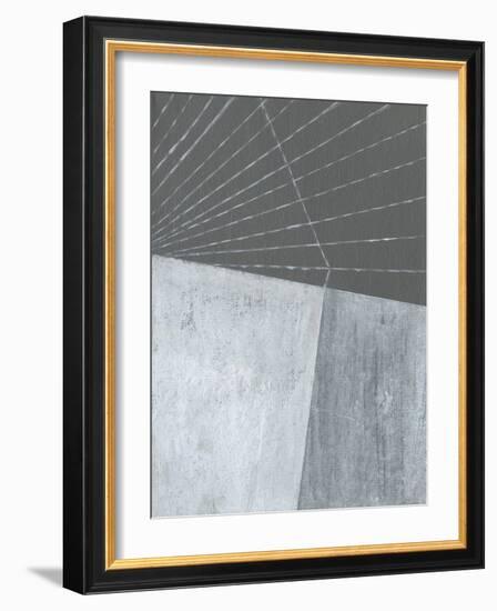 Gray Matter Lines I-Jodi Fuchs-Framed Art Print