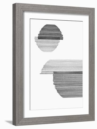 Gray on Gray I-PI Studio-Framed Art Print