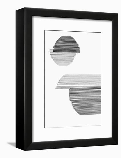 Gray on Gray I-PI Studio-Framed Art Print