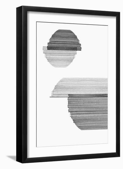 Gray on Gray I-PI Studio-Framed Art Print