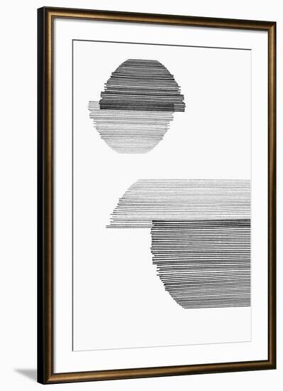 Gray on Gray I-PI Studio-Framed Premium Giclee Print