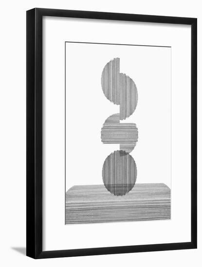 Gray on Gray III-PI Studio-Framed Art Print