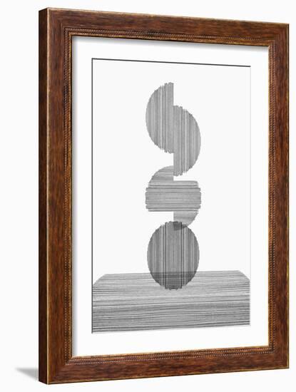 Gray on Gray III-PI Studio-Framed Art Print