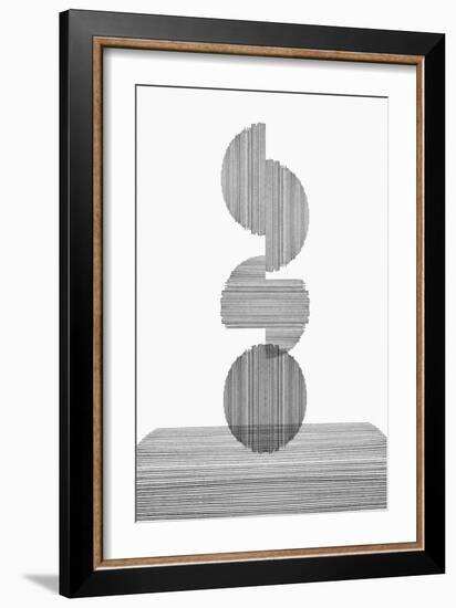 Gray on Gray III-PI Studio-Framed Art Print