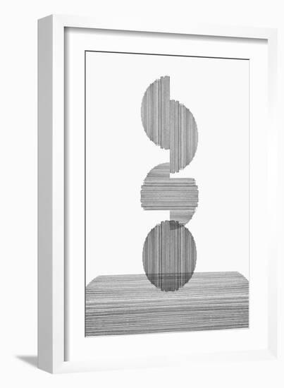 Gray on Gray III-PI Studio-Framed Premium Giclee Print