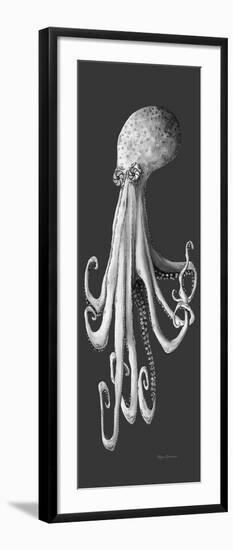 Gray on Gray Octopus 1-Megan Aroon Duncanson-Framed Giclee Print