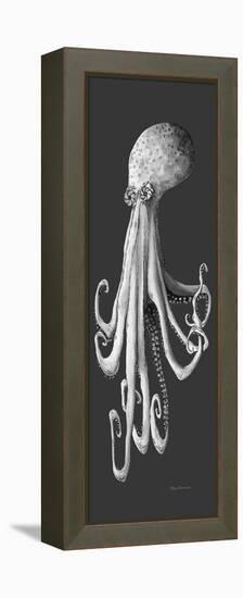 Gray on Gray Octopus 1-Megan Aroon Duncanson-Framed Premier Image Canvas