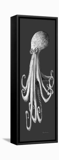 Gray on Gray Octopus 1-Megan Aroon Duncanson-Framed Premier Image Canvas