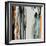 Gray Paint Drips-Tracy Hiner-Framed Premium Giclee Print