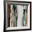 Gray Paint Drips-Tracy Hiner-Framed Giclee Print