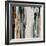 Gray Paint Drips-Tracy Hiner-Framed Giclee Print