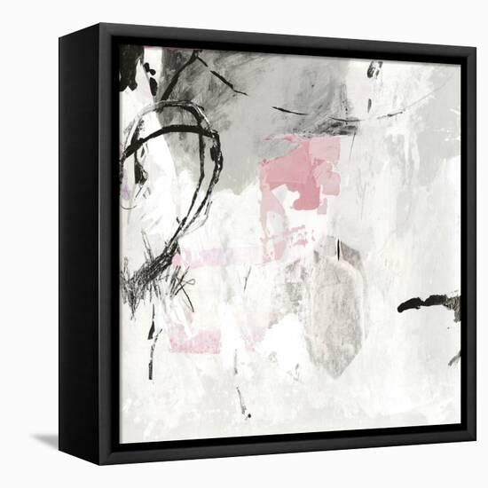 Gray Pink I-PI Studio-Framed Stretched Canvas