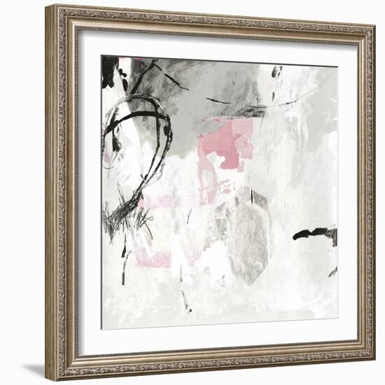Gray Pink I-PI Studio-Framed Art Print