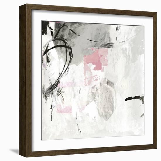 Gray Pink I-PI Studio-Framed Art Print