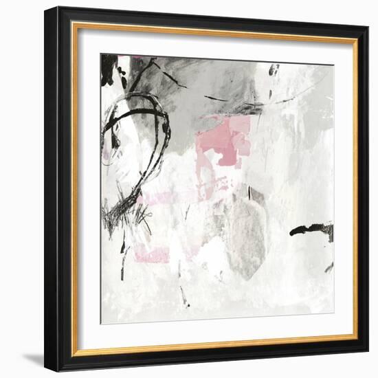 Gray Pink I-PI Studio-Framed Art Print