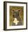 Gray Pit Bull-John W^ Golden-Framed Art Print