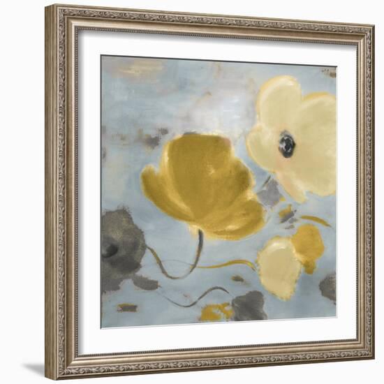 Gray Poppies in Bloom I-Lanie Loreth-Framed Art Print