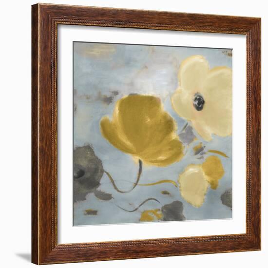 Gray Poppies in Bloom I-Lanie Loreth-Framed Art Print