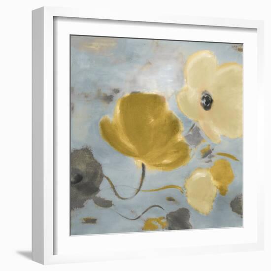 Gray Poppies in Bloom I-Lanie Loreth-Framed Art Print