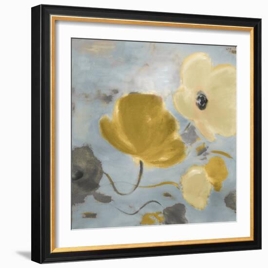 Gray Poppies in Bloom I-Lanie Loreth-Framed Art Print