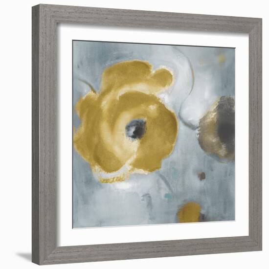 Gray Poppies in Bloom II-Lanie Loreth-Framed Art Print