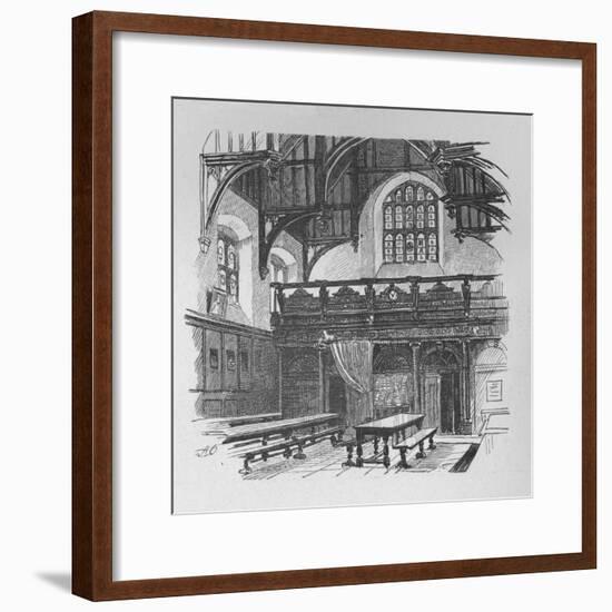 'Gray's Inn Hall', 1890-Unknown-Framed Giclee Print