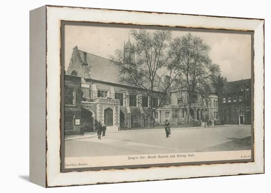 Gray's Inn, South Square and Dining Hall, London-null-Framed Premier Image Canvas