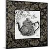 Gray Tea Damask-Diane Stimson-Mounted Art Print