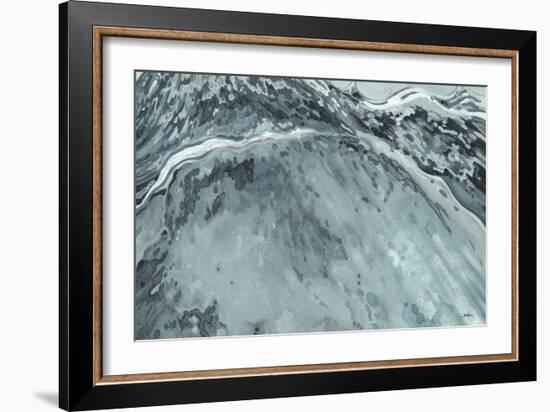 Gray Waves-Margaret Juul-Framed Art Print