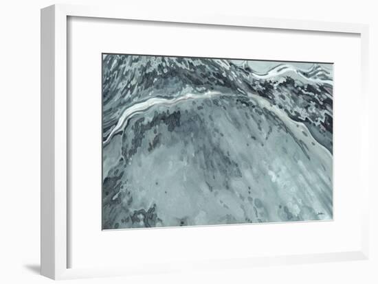 Gray Waves-Margaret Juul-Framed Art Print