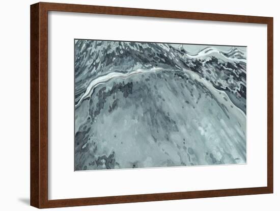 Gray Waves-Margaret Juul-Framed Art Print