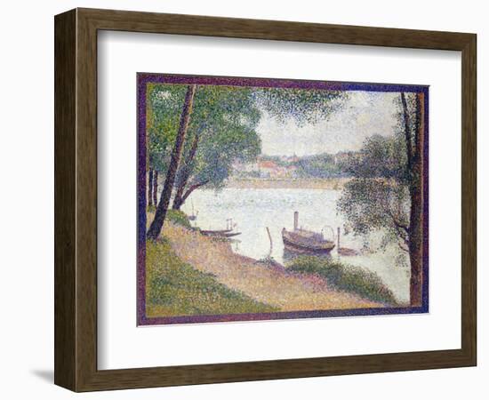 Gray Weather, Grand Jatte-Georges Seurat-Framed Giclee Print