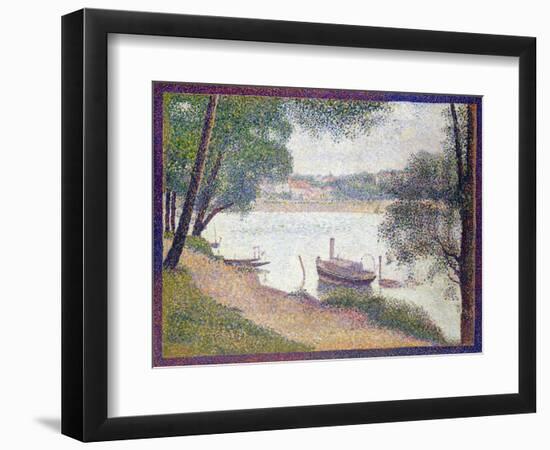 Gray Weather, Grand Jatte-Georges Seurat-Framed Giclee Print